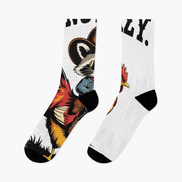 Item preview,  Funny Cowboy Raccoon Riding Rooster Country Retro Style designed and sold by designleon19.