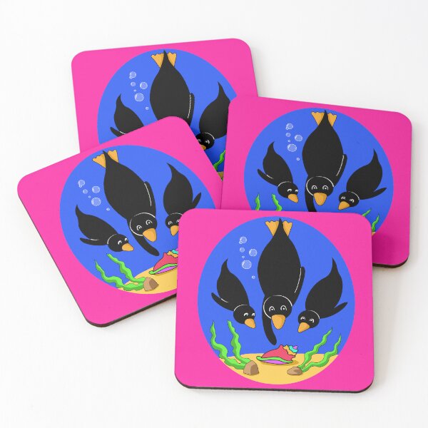 Item preview, Born to Dive – Playful Penguin Adventure Design designed and sold by DLawsonDesigns.