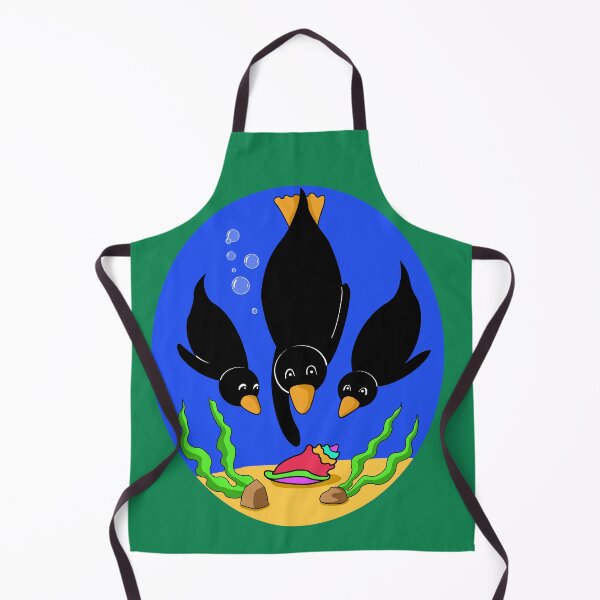 Item preview, Born to Dive – Playful Penguin Adventure Design designed and sold by DLawsonDesigns.