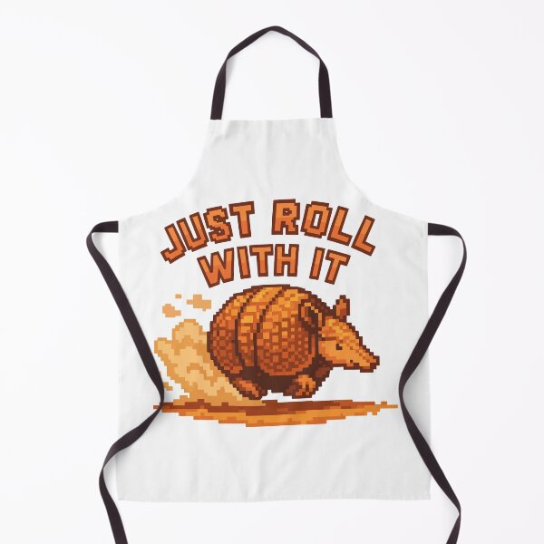 Item preview, Just Roll With It – Armadillo Pixel Speed Run Desert Art designed and sold by NaturePixel.