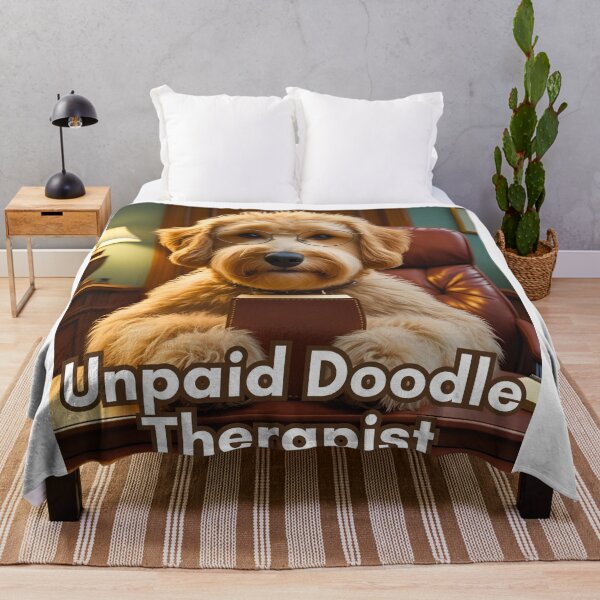 Item preview, Unpaid Doodle Therapist – Funny Goldendoodle or Labradoodle Psychiatrist Design designed and sold by Fredster1966.