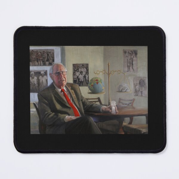 Item preview, The Remedy oil painting portrait of The Hon Dr Basil Hetzel AC by Avril Thomas designed and sold by AvrilThomasart.
