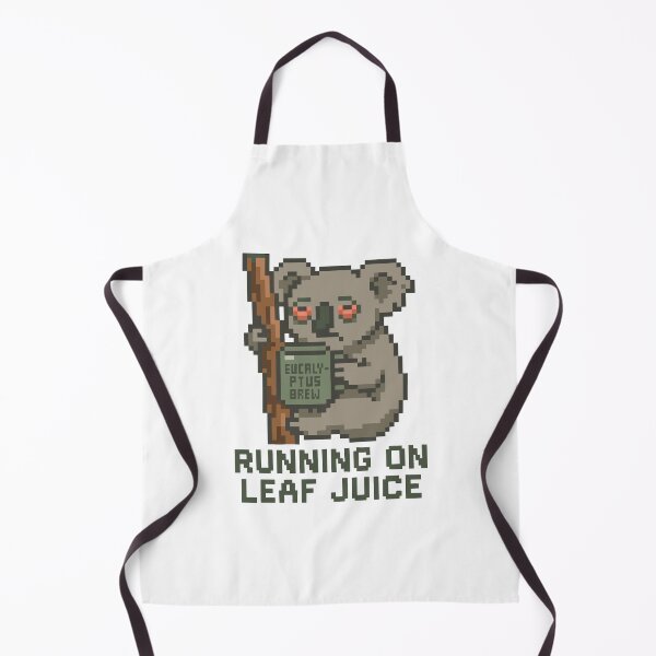 Item preview, Running on Leaf Juice – Koala Pixel Burnout Mood designed and sold by NaturePixel.