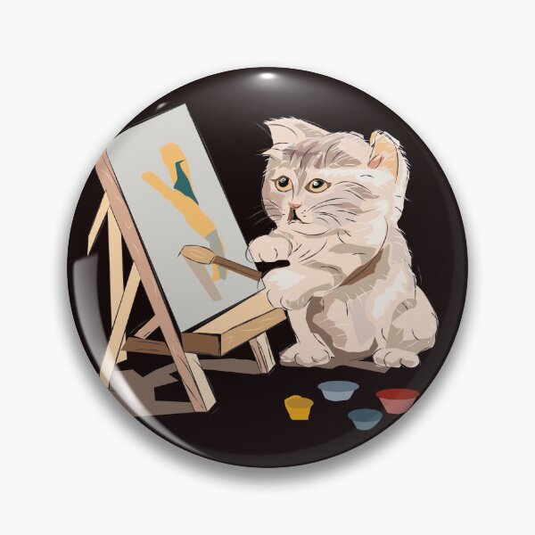 Item preview, Cat Painting Illustration designed and sold by karyalangit.