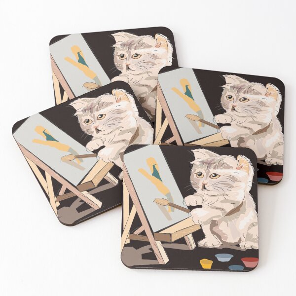 Item preview, Cat Painting Illustration designed and sold by karyalangit.