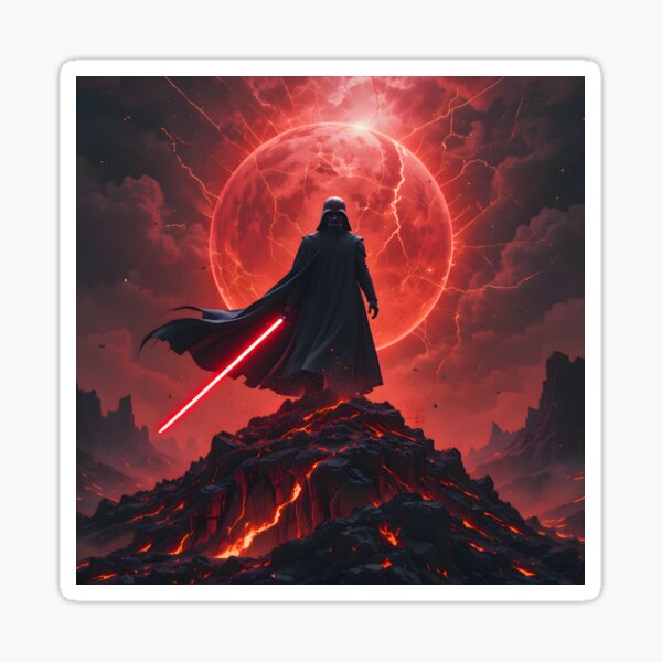 Item preview, Darth Vader Crimson Desolation Star Wars Dark Side designed and sold by ART ATTACK ZONE.
