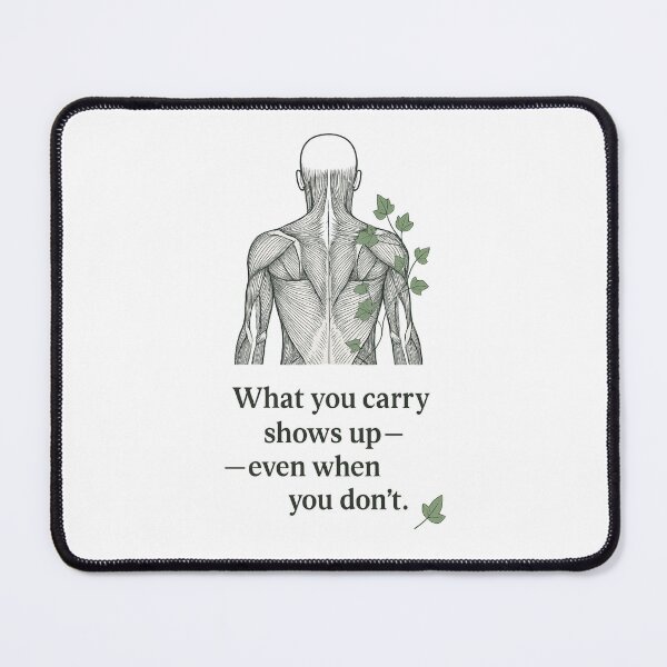 Item preview, “What You Carry Shows Up” – Sacred Geometry Botanical Design designed and sold by Sharp Insight.