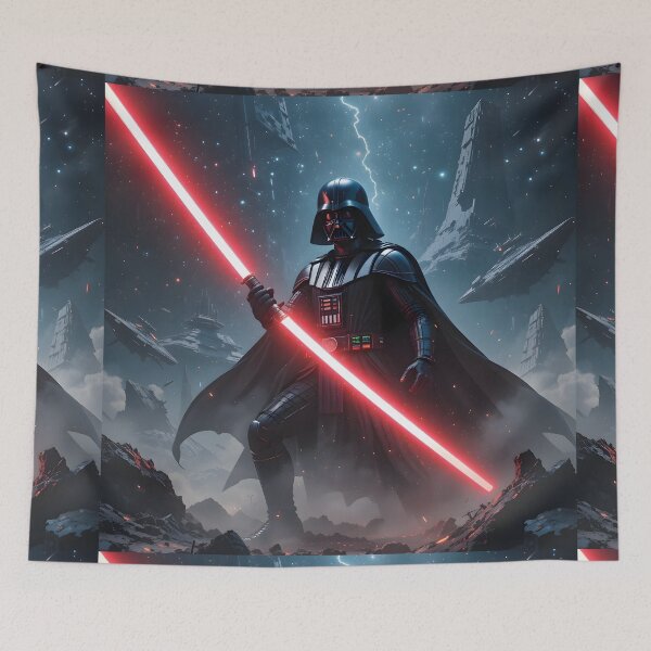Item preview, Vader's Stand Cosmic Domination Iconic Character Star Wars designed and sold by ART ATTACK ZONE.