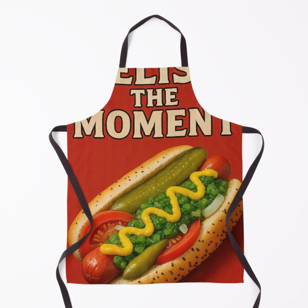 Item preview, Relish the Moment: Chicago Dog Poster designed and sold by Exploring Silliness.