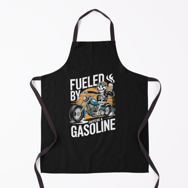 Item preview, Funny Biker Caffeine And Gasoline Addict designed and sold by FelineFrenzyArt.