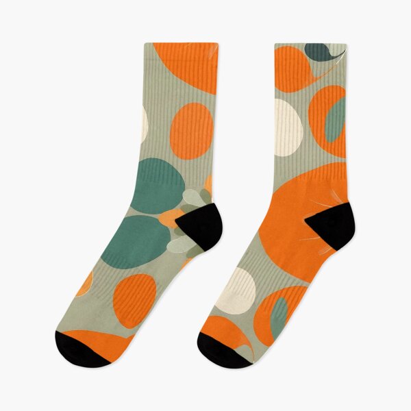 Item preview, Orange Mid Century Modern Pattern  designed and sold by GraphicsClub.