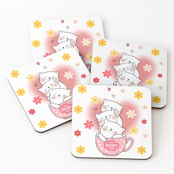 Item preview, cat best friend forever designed and sold by clickandmagic.