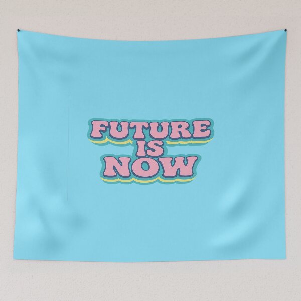 Item preview, Future Is Now – Retro Typography designed and sold by FAONIM.