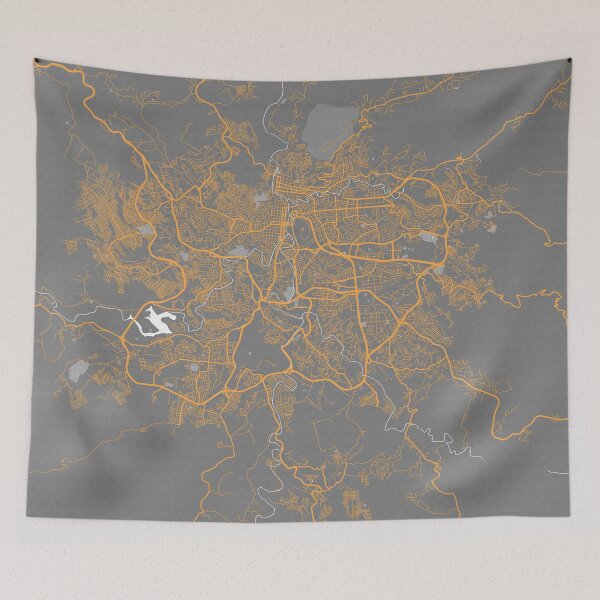Item preview, Tegucigalpa City Map of Honduras - Bauhaus designed and sold by deMAP.
