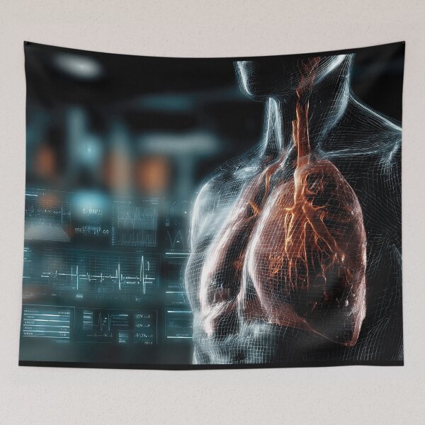Item preview, Intricate Details of the Human Respiratory and Circulatory Systems designed and sold by jecphotography and art.