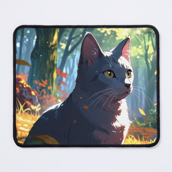 Item preview, Russian Blue Warrior Cat designed and sold by The Collection.