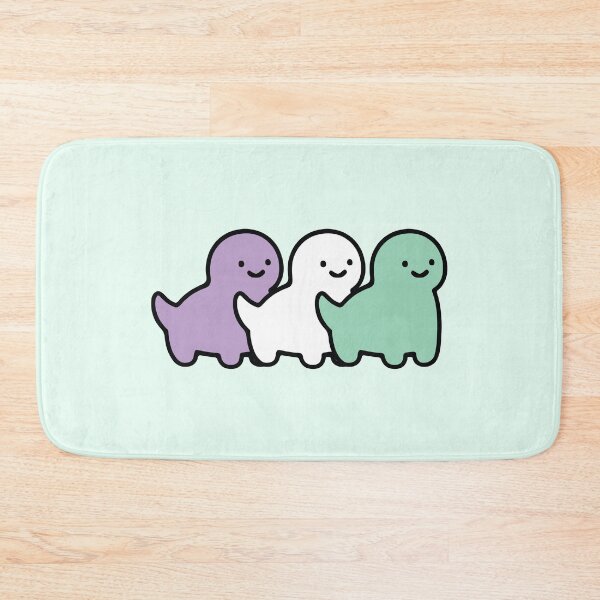 Item preview, Genderqueer Pride Chonky Dino Parade – Cute Dinosaur LGBTQ+ Flag Design designed and sold by gyenayme.