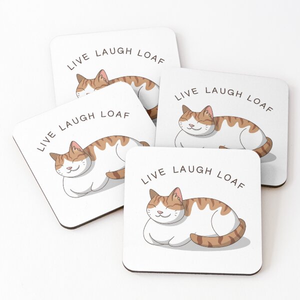 Item preview, Live Laugh Loaf Cat designed and sold by Kyna Arts.