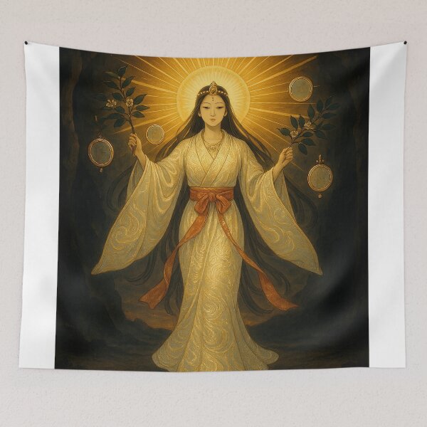 Item preview, Amaterasu's Radiant Cave Emergence designed and sold by Exploring Silliness.