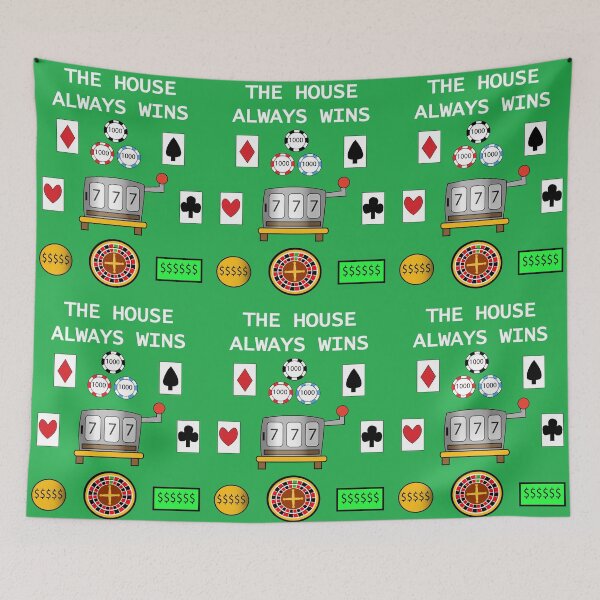Item preview, The House Always Wins designed and sold by T's By Mikey.