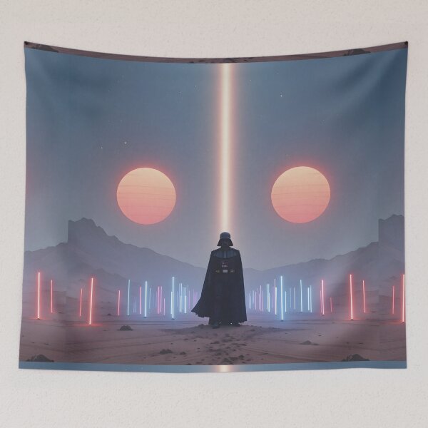 Item preview, Vader Tatooine Twilight Binary Suns Star Wars Movie designed and sold by ART ATTACK ZONE.