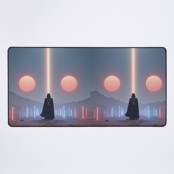 Item preview, Vader Tatooine Twilight Binary Suns Star Wars Movie designed and sold by ART ATTACK ZONE.