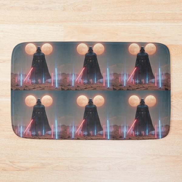 Item preview, Vader Dual Blades Under Crimson Suns Moon Stars designed and sold by ART ATTACK ZONE.