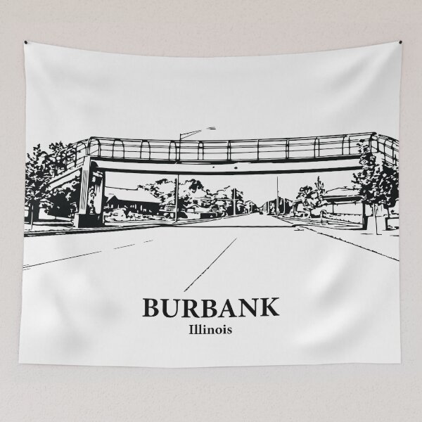 Item preview, Burbank - Illinois designed and sold by Lakeric Cityscapes.