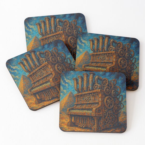 Item preview, Sand Piano: Dieselpunk Monument in Egypt designed and sold by VidyoeDesigns67.