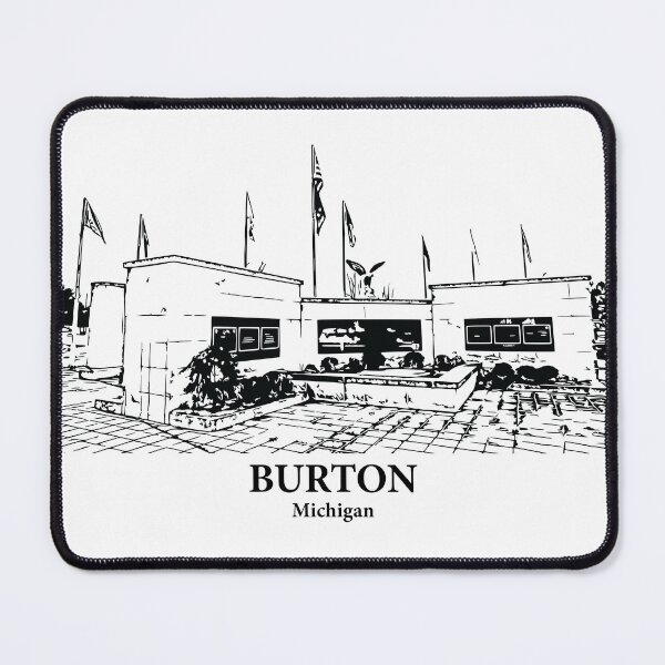 Item preview, Burton - Michigan designed and sold by Lakeric Cityscapes.
