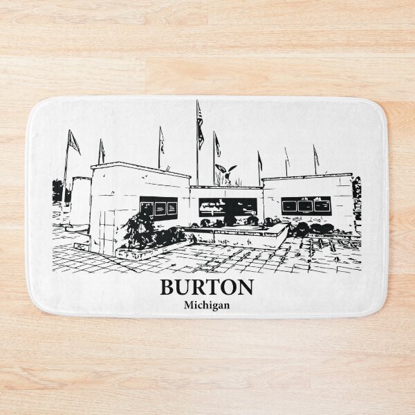 Item preview, Burton - Michigan designed and sold by Lakeric Cityscapes.