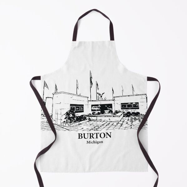 Artikelvorschau, Burton - Michigan entworfen und verkauft von Lakeric Cityscapes.