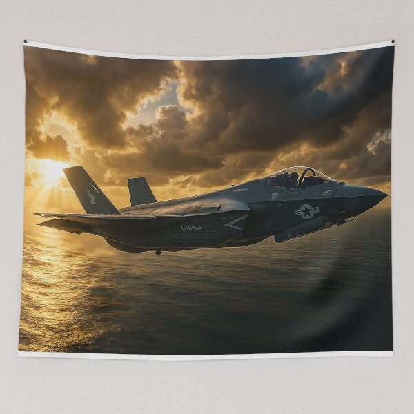 Item preview, Sunset Strike F-35B Lightning II designed and sold by Skyframe Aviation.