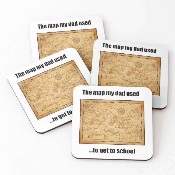 Item preview, Old Map Meme designed and sold by alexaceash05.