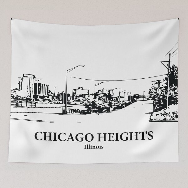Item preview, Chicago Heights - Illinois designed and sold by Lakeric Cityscapes.