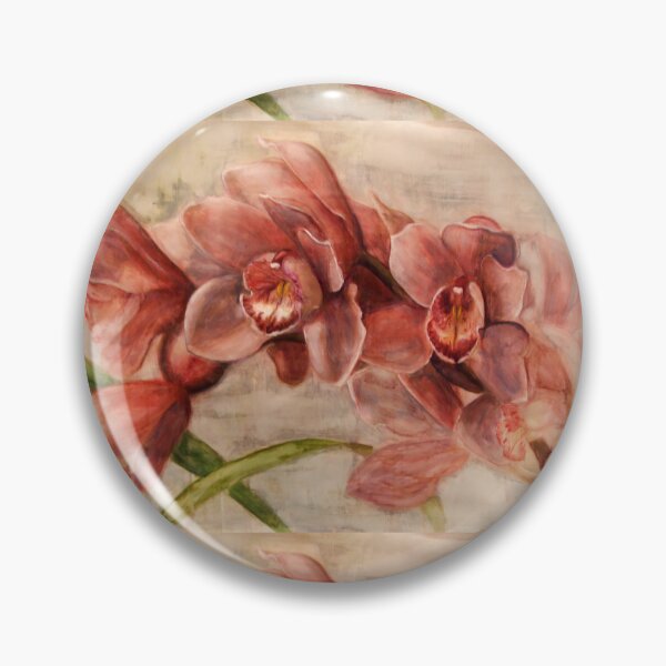 Item preview, Egg tempera Orchid painting by Adelaide artist Avril Thomas designed and sold by AvrilThomasart.
