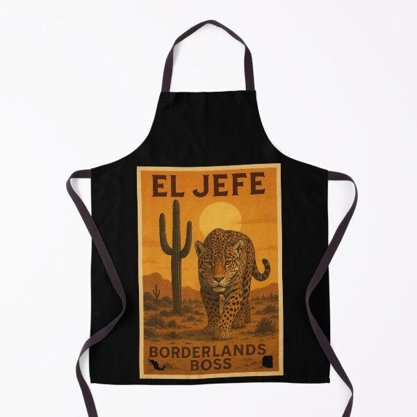 Item preview, El Jefe Borderlands Boss Arizona Jaguar designed and sold by MojaveTradePost.
