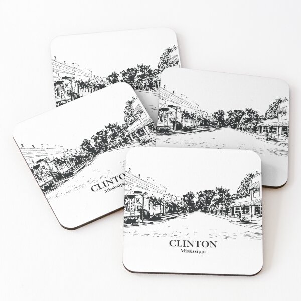 Item preview, Clinton - Mississippi designed and sold by Lakeric Cityscapes.