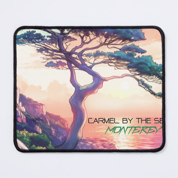 Item preview, Carmel‑by‑the‑Sea Surf Poster • Monterey Peninsula California • Casual Beach Break Art • Coastal Wall Decor designed and sold by HELEKAICo.