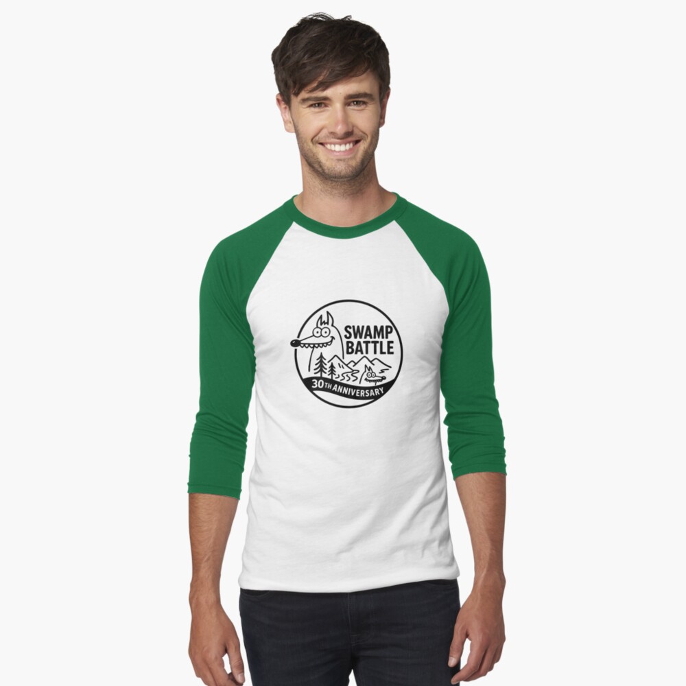 Item preview, Baseball ¾ Sleeve T-Shirt designed and sold by MrFunGnome.