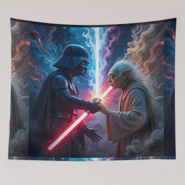 Item preview, Conflict of Powers: Vader Versus Yoda Art Colors designed and sold by ART ATTACK ZONE.