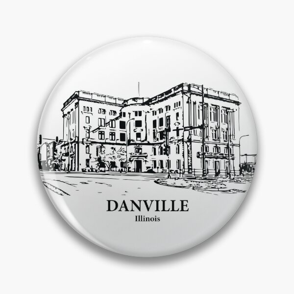 Item preview, Danville - Illinois designed and sold by Lakeric Cityscapes.