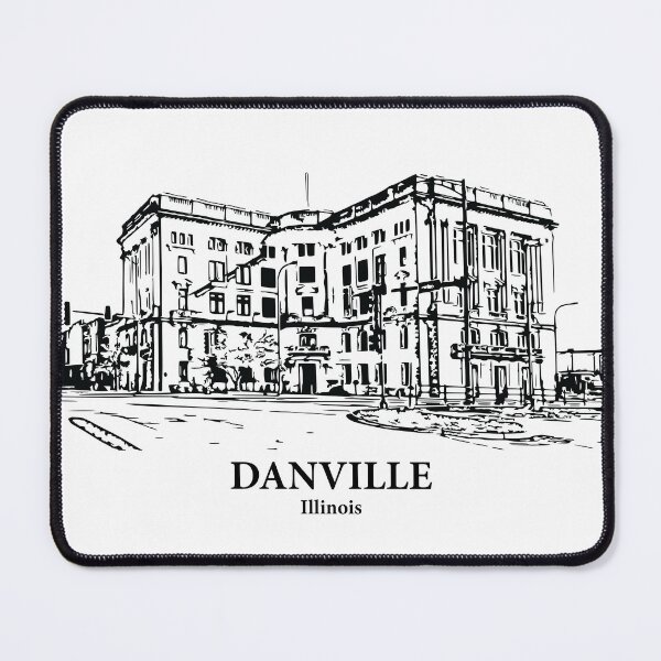 Item preview, Danville - Illinois designed and sold by Lakeric Cityscapes.