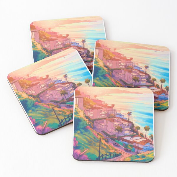 Item preview, El Porto Surf Poster • Manhattan Beach CA • South Bay Surf Art • LA Coastal Print designed and sold by HELEKAICo.
