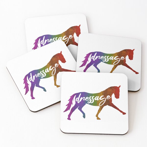 Item preview, Rainbow Dressage Horse designed and sold by Trotting Hooves.