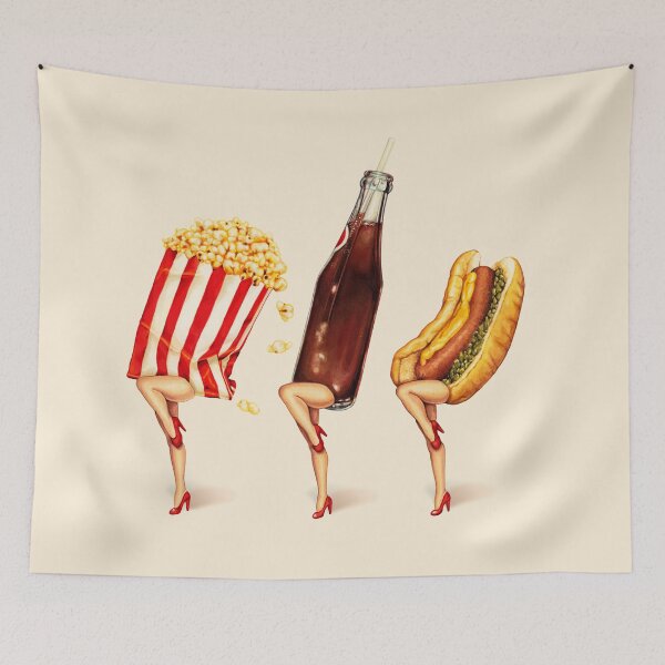 Item preview, Let's All Go to the Lobby - Movie Girls - Vertical designed and sold by Kelly  Gilleran.