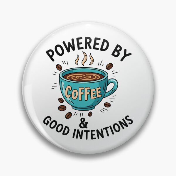 Item preview, Powered By Coffee & Good Intentions  designed and sold by k3rstman1.
