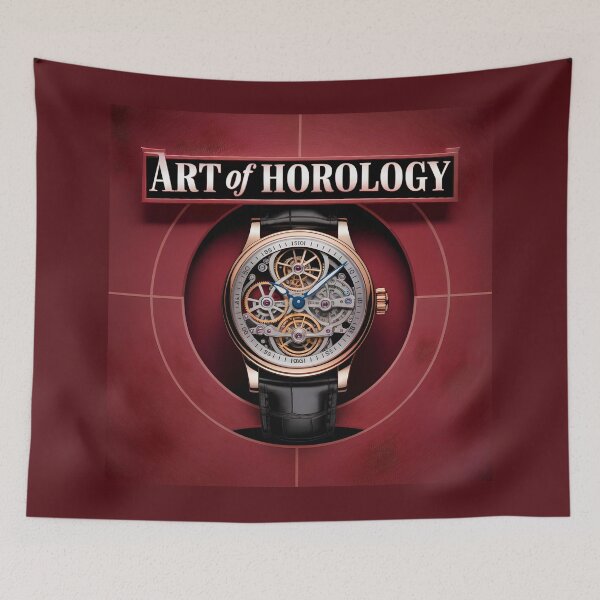 Item preview, Exposing Time’s Soul: Skeleton Watch Art designed and sold by WatchesAndMore.