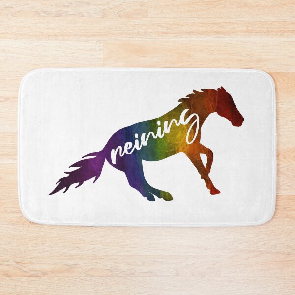 Item preview, Rainbow Reining Horse designed and sold by Trotting Hooves.