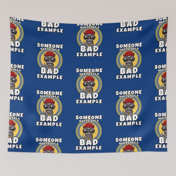 Item preview, Funny cartoon Cool Cat Bad Example Frit-Tees designed and sold by Shean Fritts.
